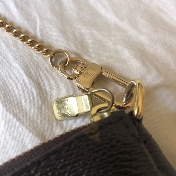 Louis Vuitton Trunks & Bags Mini Pochette Monogram Chain Small Purse - Picture 5 of 9